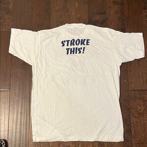 Vintage White Michigan university Crew T-Shirt